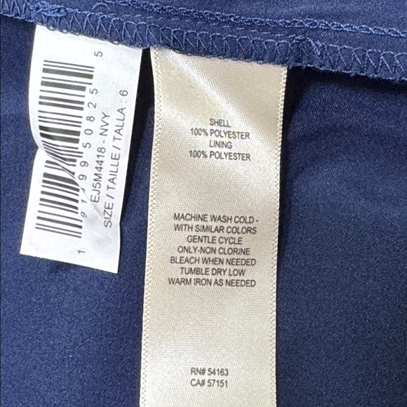 Eliza J Halter Maxi Dress Navy Blue Size 6‎ Elegant Formal Long Gown - Picture 13 of 14